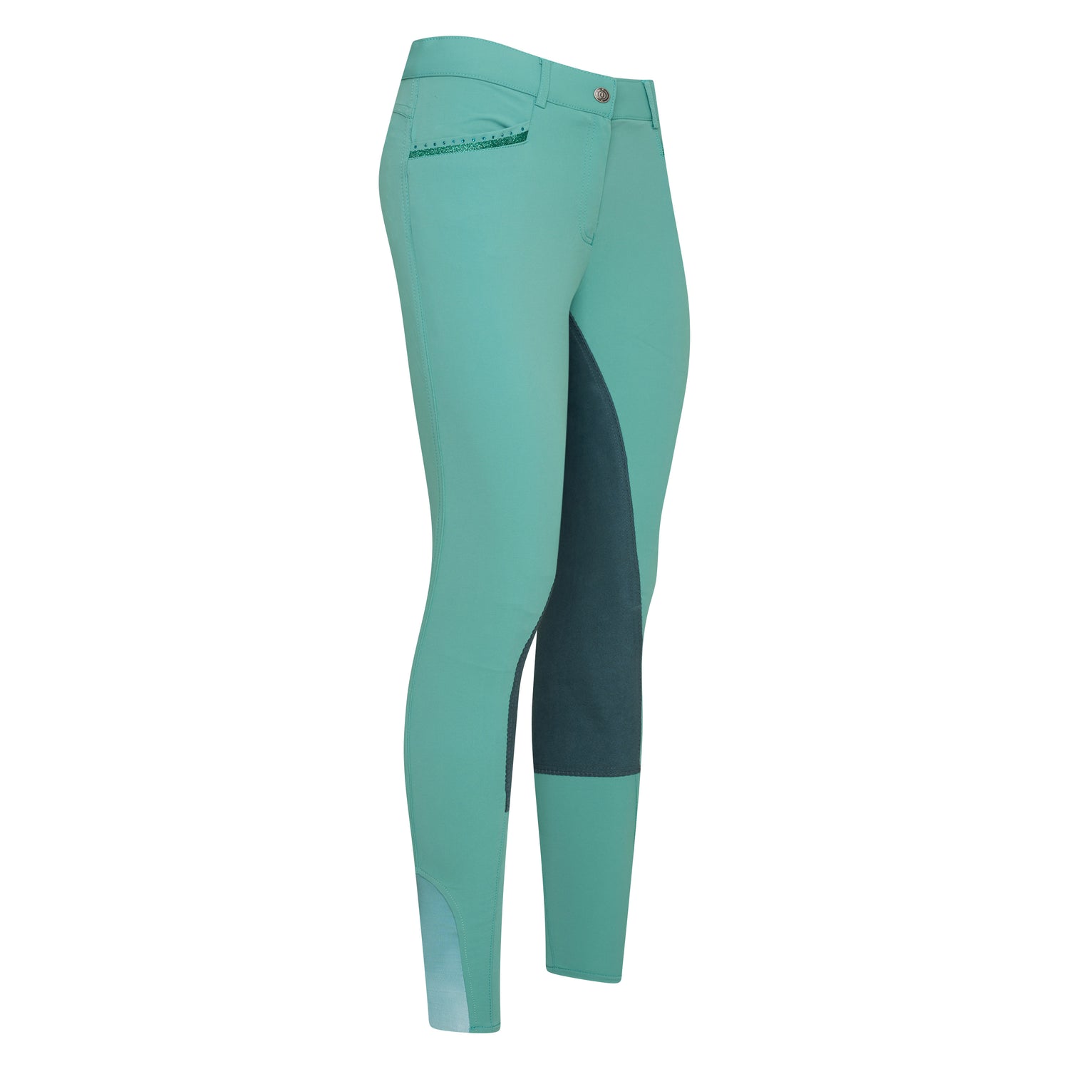 Imperial Riding El Capone Full Seat Breeches #colour_emerald-green